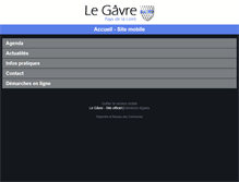 Tablet Screenshot of legavre.fr
